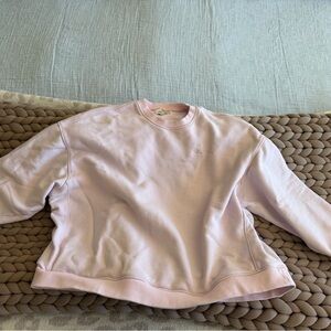 ELEVEN ELEVEN LIGHT PINK CREWNECK